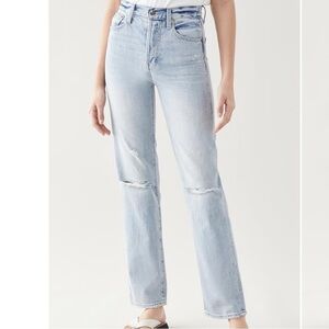Pistola Blue Straight Leg Jeans